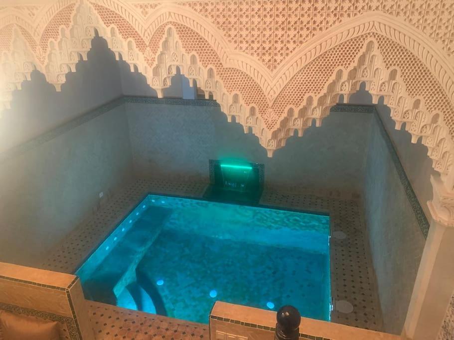 Super Riad Avec Piscine Interieure Marrakesh Buitenkant foto
