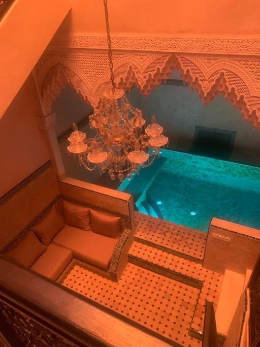 Super Riad Avec Piscine Interieure Marrakesh Buitenkant foto